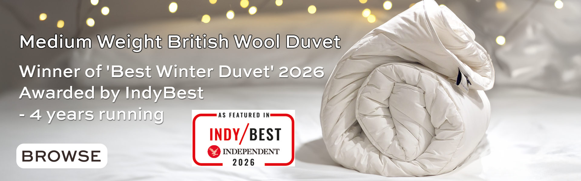 Elegant handcrafted duvet and bedroom styling